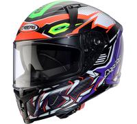 Caberg Avalon X Gurkha, casco integrale M female Opaco Nero/Arancione/Verde/Lilla