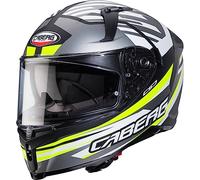 Caberg Avalon X Kira, casco integrale S male Opaco Grigio/Bianco/Giallo Fluo