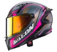 Caberg Casco integrale Avalon X Optic Opaco nero/grigio/fucsia XS uomo