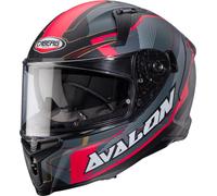 Caberg Avalon X Optic, casco integrale XS male Opaco Grigio/Nero/Rosso