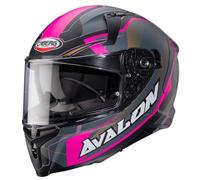 Caberg Avalon X Optic, casco integrale XS male Opaco Grigio/Nero/Fucsia