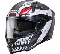 Caberg Avalon X Punk, casco integrale S male Opaco Nero/Bianco