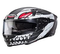 Caberg Avalon X Punk, casco integrale M male Opaco Nero/Bianco