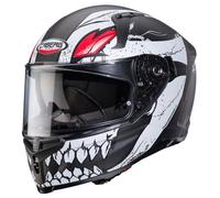 Caberg Avalon X Punk, casco integrale S male Opaco Nero/Bianco