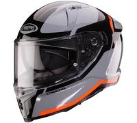 Caberg Avalon X Pure Elmetto, grigio/nero/rosso, Taglia XL (61/62)