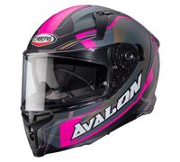 Caberg Avalon X Optic Casco, nero-rosa, taglia XS per maschi