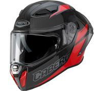 Caberg Drift Evo II Carbon Nova Casco, nero-rosso, taglia XL