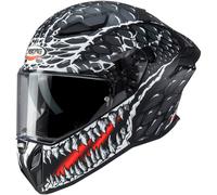 Caberg Drift Evo II Crok Casco, nero-bianco-rosso, taglia XS