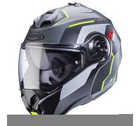 Caberg Duke Evo Move Casco, grigio-giallo, taglia M per maschi
