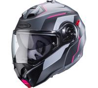 Caberg Duke Evo Move, casco ribaltabile M male Opaco Grigio/Nero/Fucsia