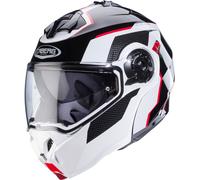 Caberg Duke Evo Move, casco ribaltabile XS male Bianco/Nero/Rosso