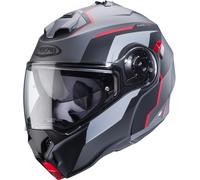 Caberg Duke Evo Move, casco ribaltabile XS male Opaco Grigio/Nero/Rosso