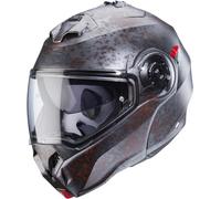 Caberg Duke Evo Rusty, casco ribaltabile XS male Opaco Grigio/Marrone