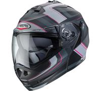 Caberg Duke II Tour Nero Opaco Rosa - Taglia XS - Moto Modulare Flip Up he...