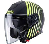 Caberg Flyon Bakari Casco Jet, nero-giallo, taglia XL per maschi