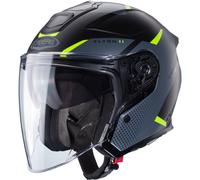 Caberg Flyon II Boss, casco jet M male Opaco Nero/Grigio/Giallo Fluo