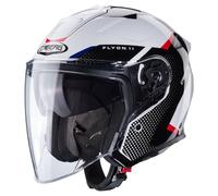 Caberg Casco Jet Flyon II Boss nero/bianco/rosso Taglia L