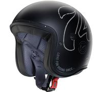 Caberg Freeride X 74 Casco Jet, nero opaco/grigio, Taglia M (57/58)