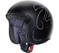 Caberg Freeride X 74 Casco Jet, nero opaco/grigio, Taglia XS (53/54)