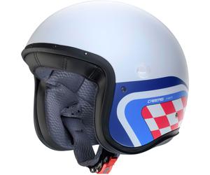 Caberg Freeride X Daytona, casco aperto L female Opaco Bianco/Blu/Rosso