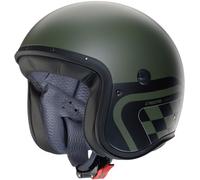 Caberg Freeride X Daytona Casco Jet, verde opaco, XL (60)