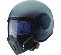 Caberg Ghost X Casco Jet, Grigio opaco, Taglia L (59)