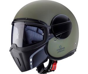 Caberg Ghost X, casco modulare M female Opaco-Verde Scuro