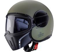 Caberg Ghost X, casco modulare XL male Opaco-Verde Scuro