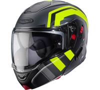 Caberg Horus X Road Casco, Grigio opaco/giallo, Taglia S (55/56)