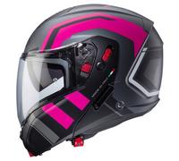Caberg Horus X Road, casco ribaltabile S male Opaco Grigio/Nero/Fucsia