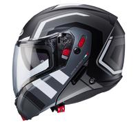 Caberg Horus X Road, casco ribaltabile S male Opaco Nero/Grigio/Bianco