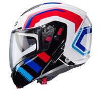 Caberg Horus X Road, casco ribaltabile XL male Bianco/Nero/Blu/Rosso