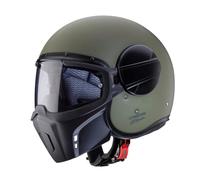 Caberg Ghost X, casco modulare S male Opaco-Verde Scuro