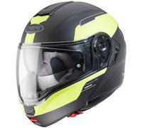 Caberg Levo Prospect Casco, nero opaco/giallo, Taglia XL (61/62)
