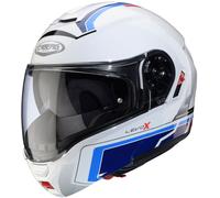 Caberg Levo X Elite, casco flip up S female Bianco/Blu/Rosso