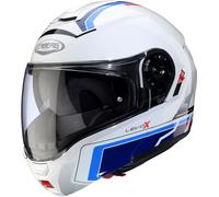 Caberg Levo X Elite, casco flip up M female Bianco/Blu/Rosso