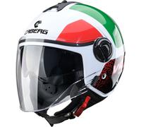Caberg Riviera V4 X Alpha, casco aperto M female Bianco/Rosso/Verde/Nero