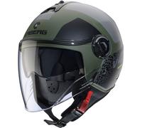 Caberg Riviera V4 X Alpha, casco aperto XS male Opaco Oliva/Grigio/Nero