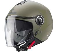 Caberg Riviera V4 X Casco Jet Con Visiera (Verde Opaco) Taglia: M (57)
