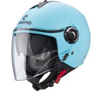 CABERG RIVIERA V4X MATT LIGHT BLUE L CASCO APERTO