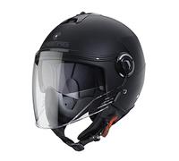 CABERG RIVIERA V4X MATT BLACK XL CASCO APERTO