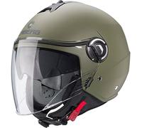 Caberg Casco Jet Riviera V4 X Verde militare opaco XXL uomo