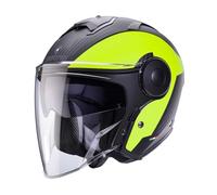 Caberg Soho Milano, casco jet XL male Opaco Nero/Giallo Fluo