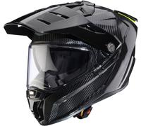Caberg Tanami Carbon, casco avventura XS female Nero/Giallo Fluo