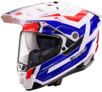 Caberg Tanami Ranger Elmetto, bianco-rosso-blu, taglia M per maschi