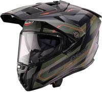 Caberg Tanami Ranger, casco avventura XXL female Opaco Nero/Verde Scuro/Arancione