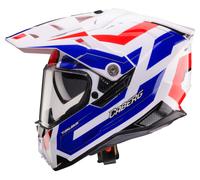 Caberg Tanami Ranger Elmetto, bianco-rosso-blu, taglia XL per maschi