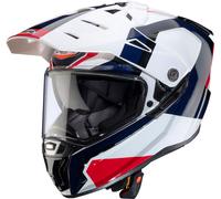 Caberg Tanami Scram Casco da motocross, bianco-rosso-blu, taglia XL per maschi