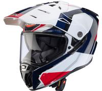 Caberg Tanami Scram Casco da motocross, bianco-rosso-blu, taglia L per maschi
