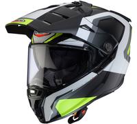 Caberg Tanami Scram Casco da motocross, nero-grigio-giallo, taglia M per maschi